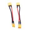 5Pcs Adapter Xt60 To Xt30 Connector Male/Female Plug 16Awg 100Mm Silicone Wire Cable For Rc Fpv Quadcopter Drone