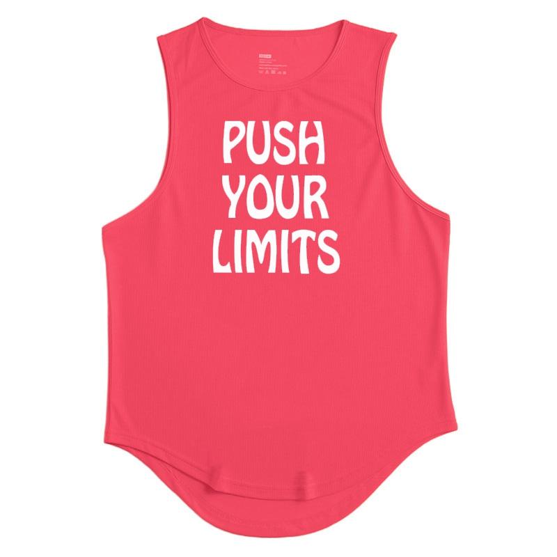 

Мужская спортивная майка, летние дышащие топы без рукавов с круглым вырезом, однотонные топы для бега, фитнес-топы для мужской одежды M розовый