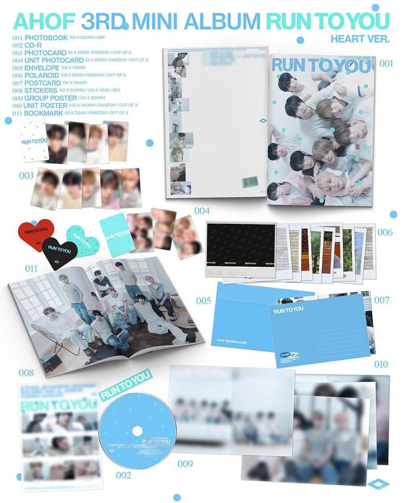 AHOF [RUN TO YOU] 3rd MINI ALBUM (PHOTOBOOK Ver.)