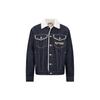 Evisu Aw23 Logo Big M Embroidered Denim Jacket Men Jacket Denim-Blue 2EAHTM3DJ1930RXCT
