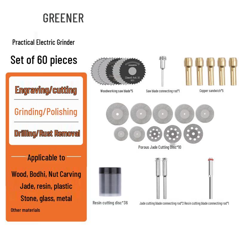 

Mini Electric Rotary Tool Kit CN plug (adapter included)