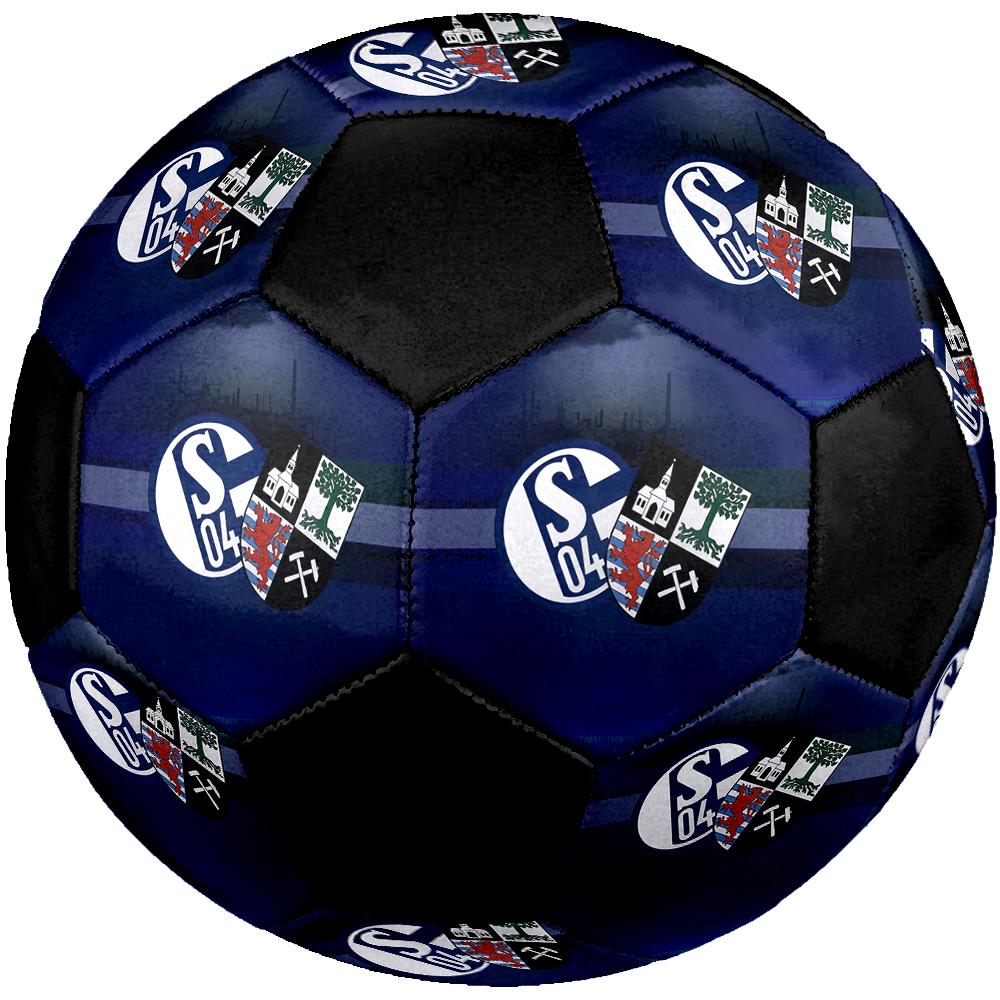 SIZE 5 FC Schalke 04 Soccer Ball Colorful All Ages Machine Stitched PVC Competition Ready Durable High-Bounce