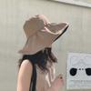 New vinyl sunscreen hat women's summer foldable large brim sunshade bucket hat UV sun hat