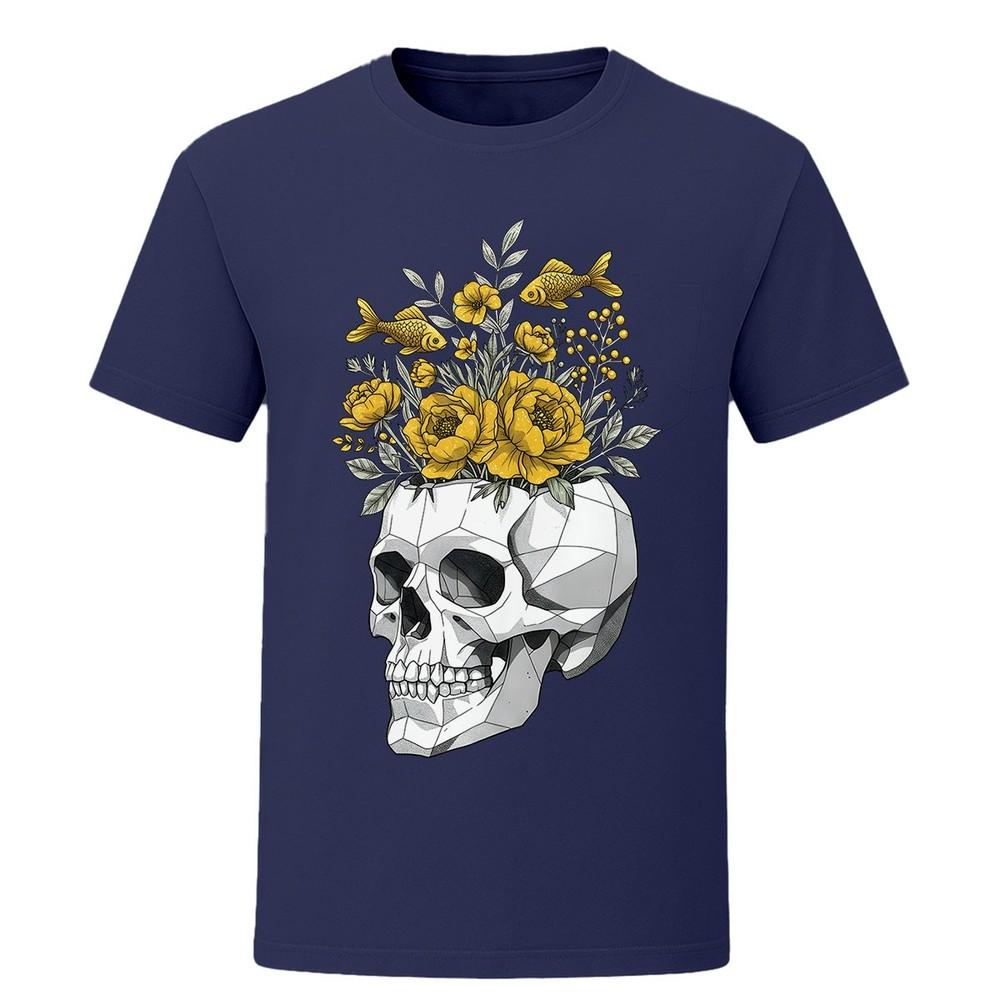 Get Lost T Shirt Skull Fish Flower Death Grim Gothic Tee Unisex Unisex Kids Gift