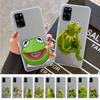 Kermit the Frog Phone Case for Samsung S20 S10 Lite S21 Plus S7 Edge S8 S9 S10 S20 S22 Plus Ultra Clear Case