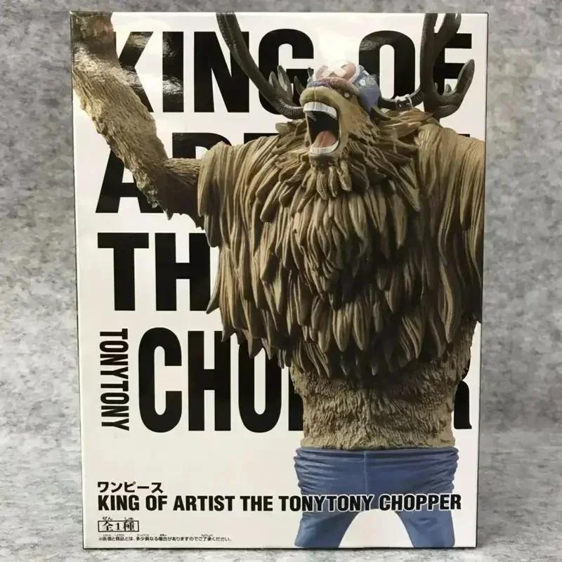 21cm One Piece Anime Figure Chopper King Of Artist The Tony Chopper Action Toys Pvc Collectible Model Toy For Kids Surprise Gift