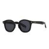 New European And American  Trendyy Street Photography Retro Literary Sunglasses Round Sunglasses 6026