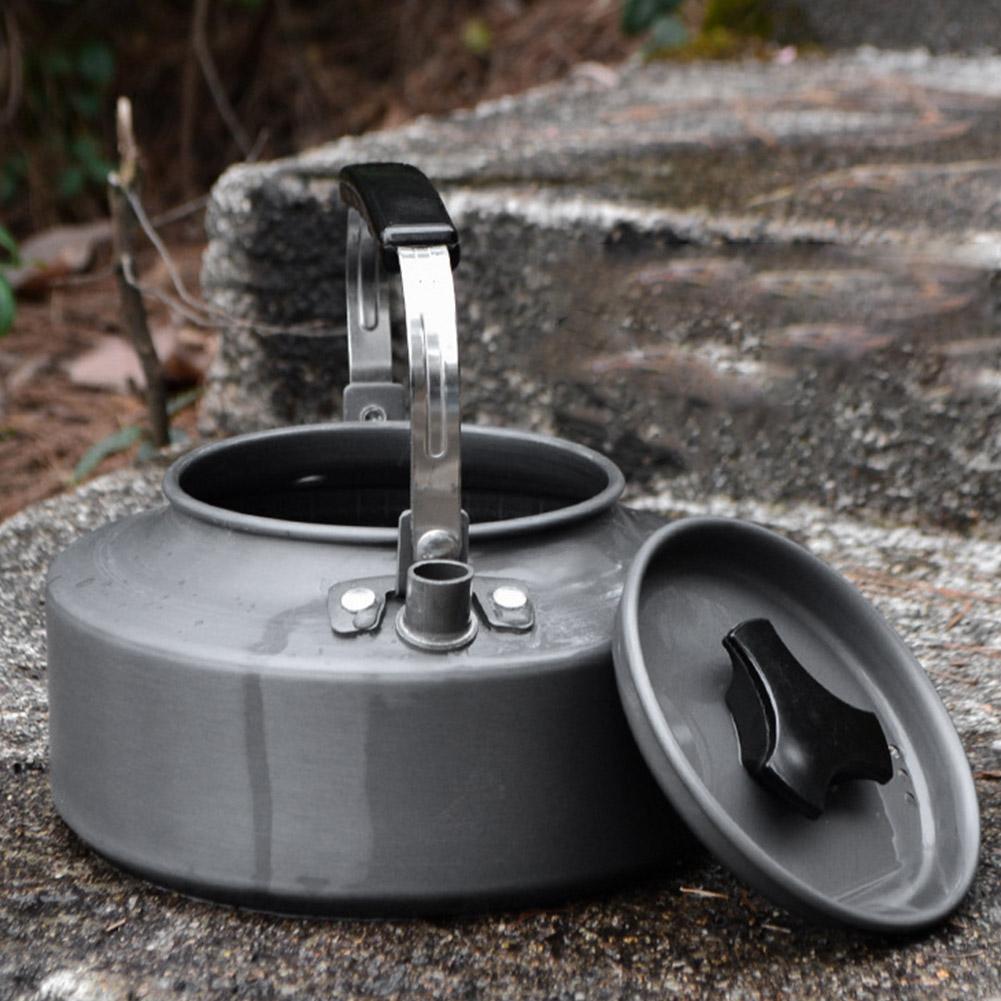 1.1L Outdoor Camping Hiking Kettle Water Kettles Portable Coffee Pot Teapot Picnic SetOutdoor Kettle