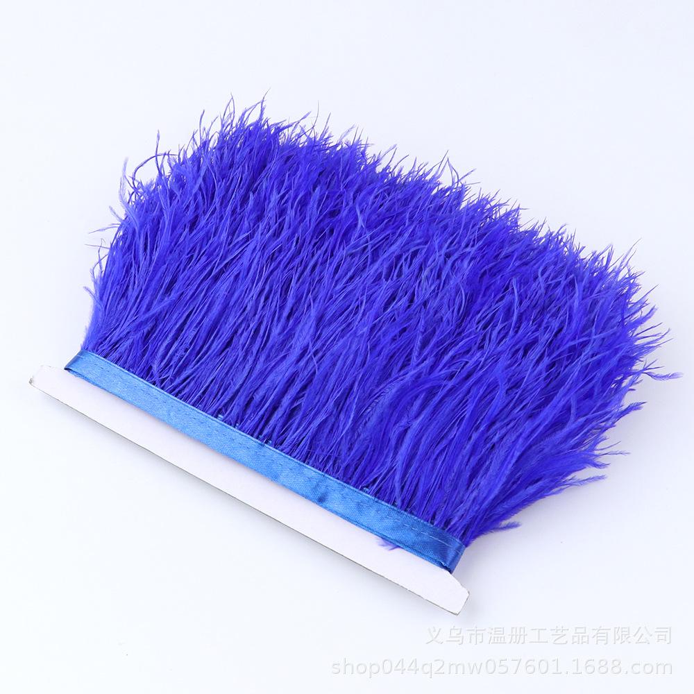 8-10Cm Ostrich Hair Cloth Edge Various Colors Optional Feather Lace Clothing Earrings Diy Decoration