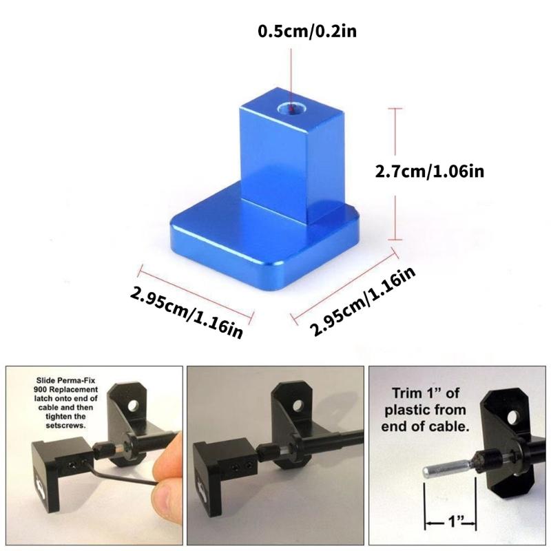 Hood Opener Control Handle Aluminum Interior Release Part with Set Screws and Drive Key Repair for 1996-2011 Fitment