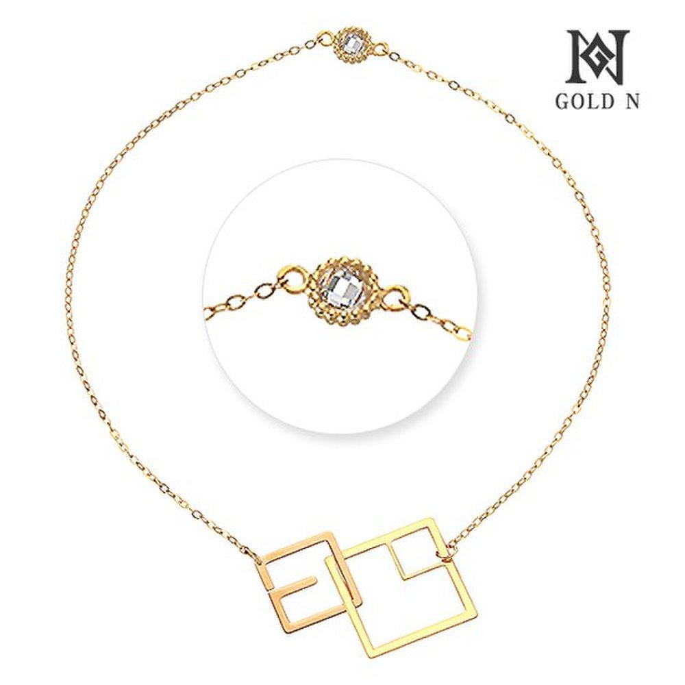 

14K Square Ring Bracelet Combination