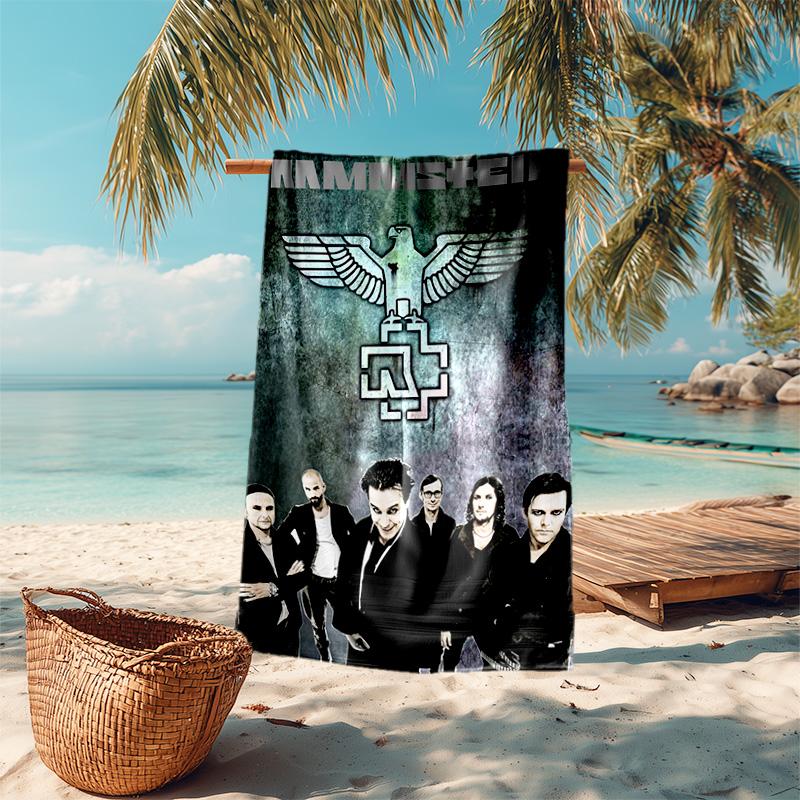 Till Lindemann, Lead Singer of the German Heavy Metal Rock Band Rammstein, Outdoor Camping Vacation Swimming Beach Scarf Decorative Blanket F15