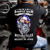 Summer Motorcycle T Shirt For Men Motor Biker 3d Print Vintage Short Sleeve Old Man Tee Shirt Homme Moto T-shirt Racing Camiseta