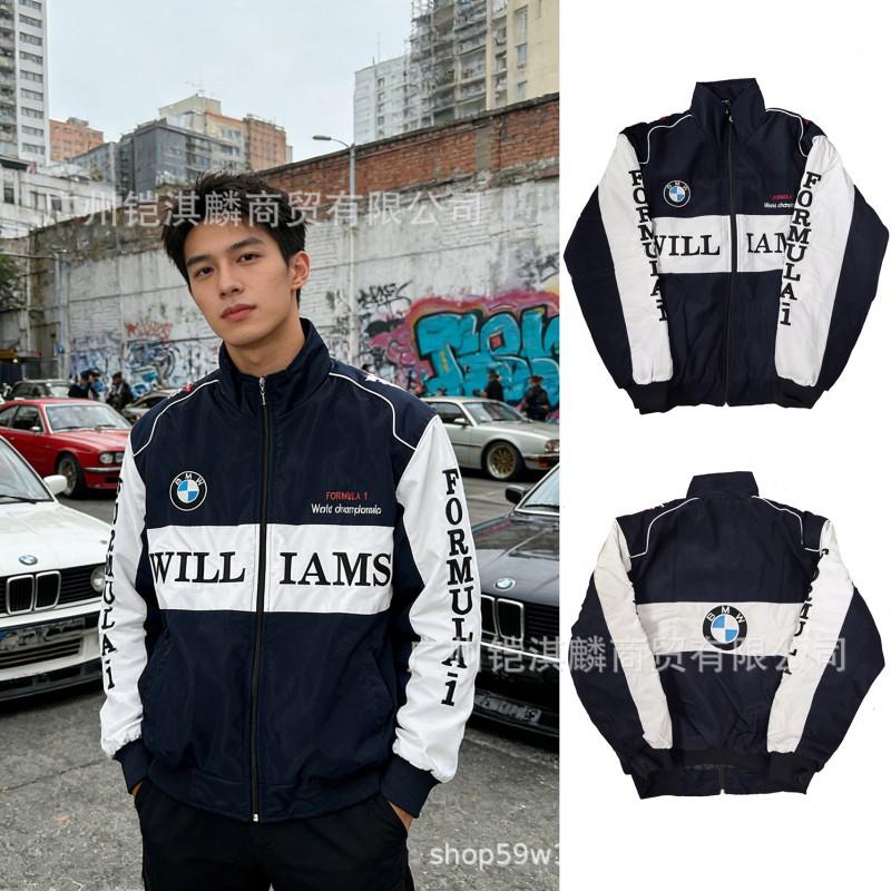 Gruba Bawełniana Haftowana Kurtka Motocyklowa Unisex Ciepła Odzież Wierzchnia Sporty Rowerowe