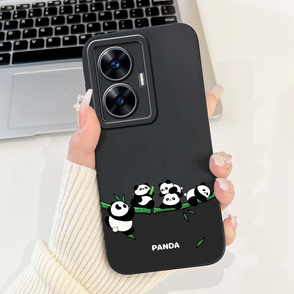 For Realme C55 6.72" Case New Cute Cartoon Print Soft Silicone Shockproof Cover For Oppo Realme C55 RMX3710 Bumper Phone Case