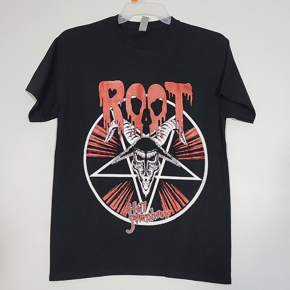 ROOT Hell Symphony L LARGE T-Shirt Black Mens Band Logo Unisex T-Shirt XXL