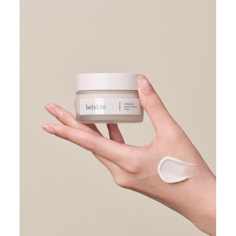 Beiskin [quick Drying Cream] Baskin Chaga Deep Nourishing Cream  24 Hour Moisturizing Clinical NONE