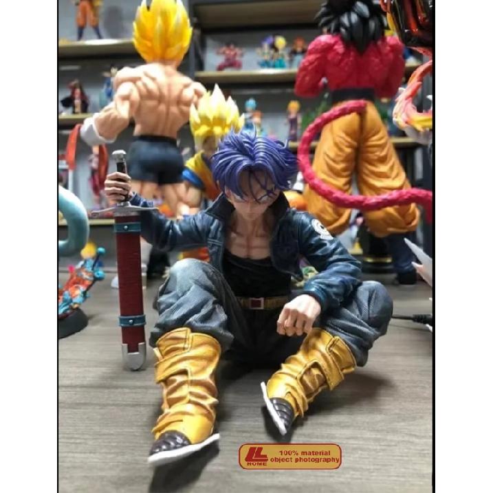 

Аниме Dragon Ball Z Стволы Возьмите Меч Сидящая фигурка Статуя Игрушка в подарок Настольный декор