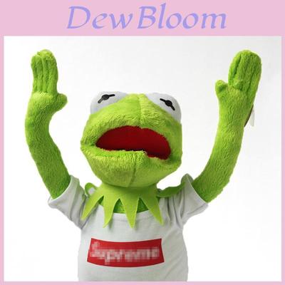 Prémiová kvalita Kermit Muppet Hračka Žába Měkký plyšový vycpaný panenka 40cm S tričkem