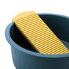 Washboard Laundry Tub for Hand Washing Clothes, Compact Basin Home Use