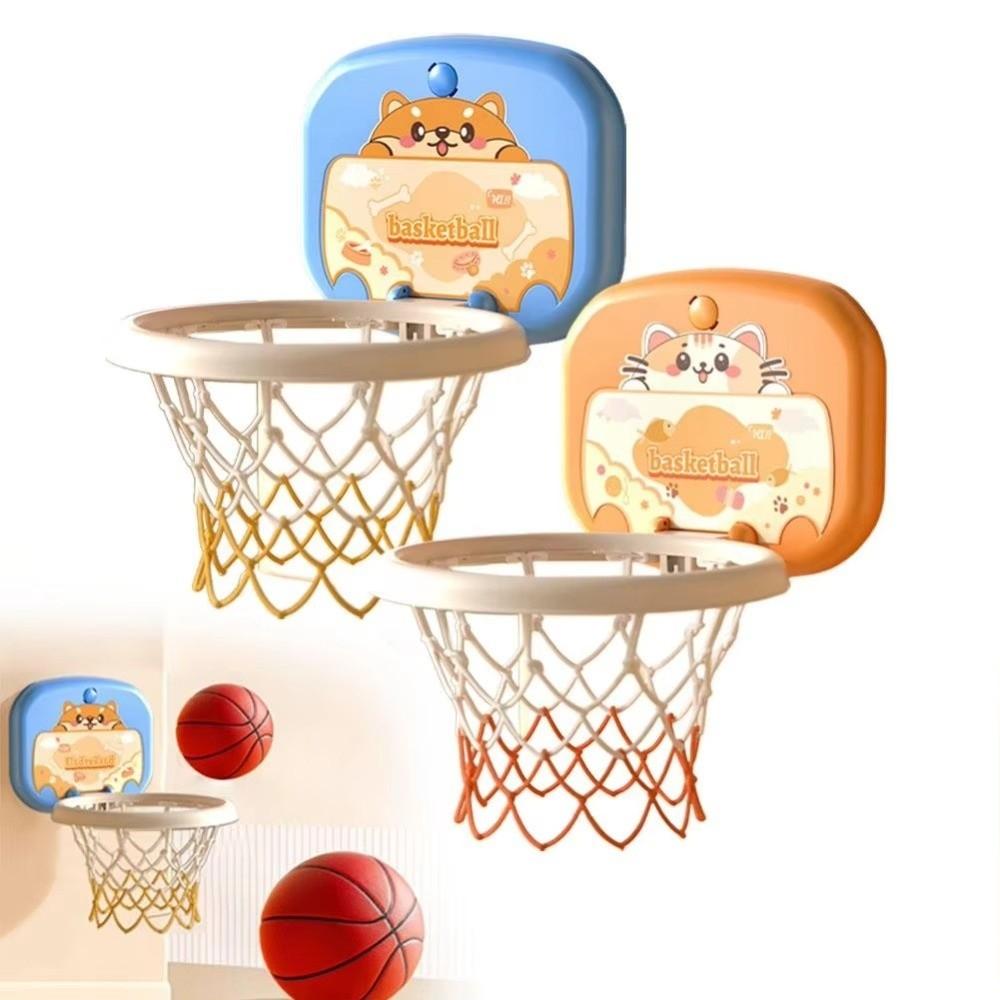 Cartoon Animal Toddler Basketball Hoop Foldable Mini Basketball Hoop  Outdoor Sports