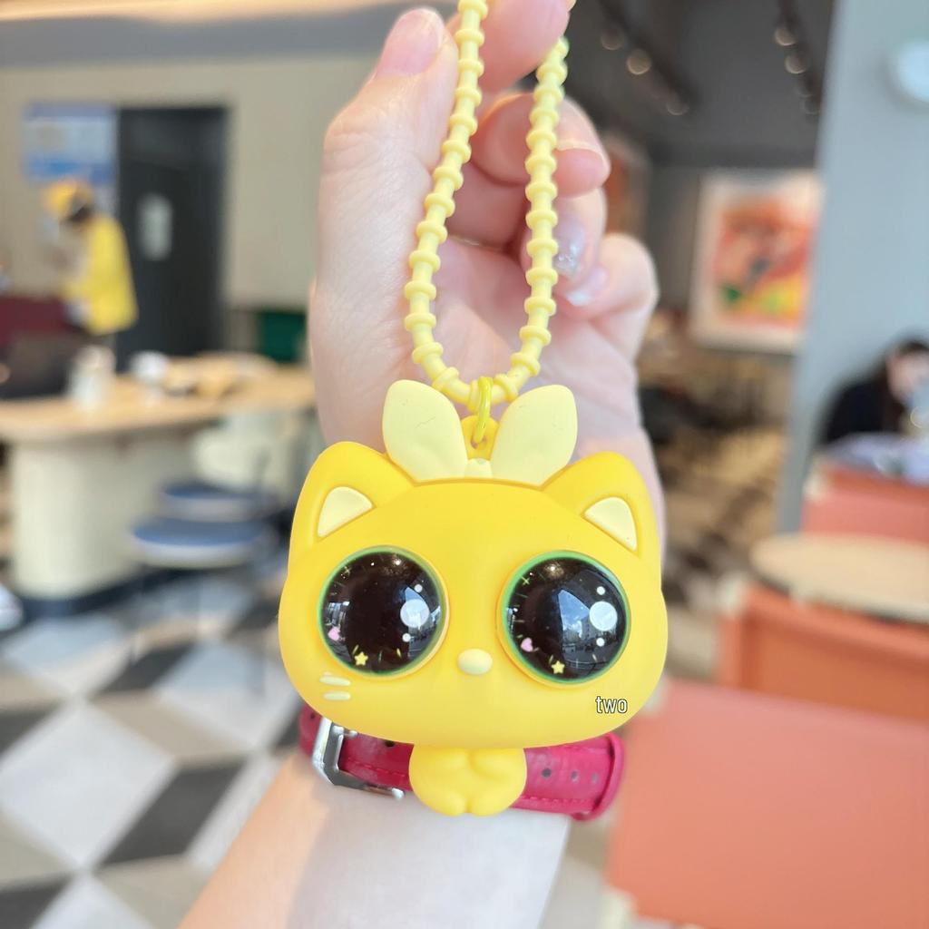 Cute Decompression Cat Keychain Toy - Funny Squeeze Doll Bag Pendant