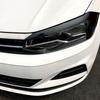 2pcs Car Headlight Eyebrow Sticker for VW Volkswagen Polo Mk6 2019-2023 Front Head Lamp Cover Protector Car Styling Accessories