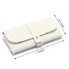 Neue Schnallen-Sonnenbrillentasche aus weichem Leder, Brillenetui, einfache einfarbige Sonnenbrille, Outdoor-Reise-Organizer, Zubehör