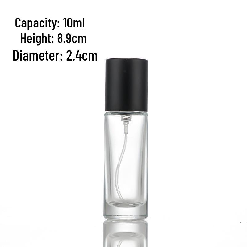 10mL Glass Perfume Spray Bottle - Cosmetic Sample Decanter
