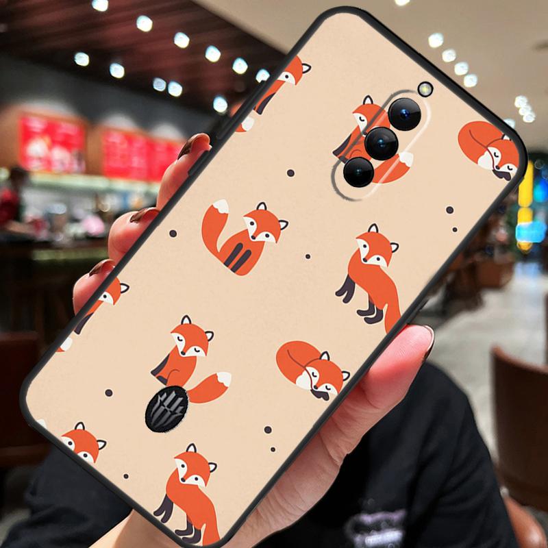 Cartoon Foxes Animal Case For ZTE Nubia Red Magic 10S 10 8 9 8S 9S 11 Pro Plus 5G 6R 6 7 6S 7S Pro 10 Air Cover