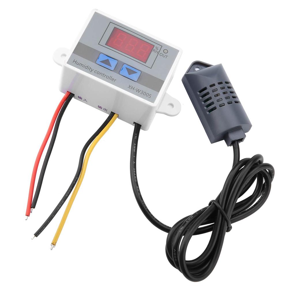 XH W3005 Higrometru Digital Controler Comutator Senzor Umiditate 0 99% RH 220V