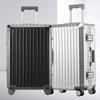 24" Aluminum-Magnesium Alloy Trolley Luggage with Universal Wheels