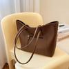 Popular fashion large capacity tote bag women's shoulder handbag simple fashion large capacity