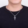 High-End Viking Stone Arrow Pendant Necklace - Autumn/Winter Titanium Sweater Chain