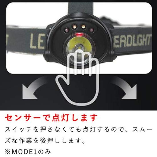 BLACKWOLF Headlamp Compatible with 3 AA Sensor for Emergency Power Earthquake Night and Outdoor and CREE XLamp XP G2 6000k HS-R5 Flashlight,