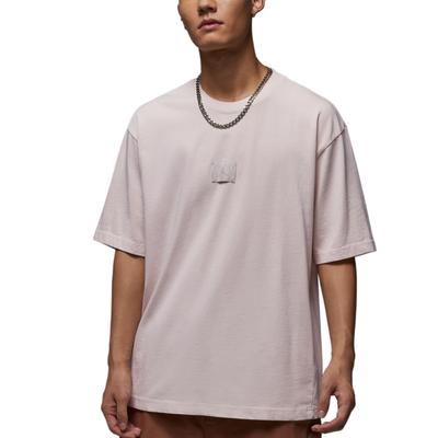 Niezbędne na podróż Wygodny T-shirt z okrągłym dekoltem, z obniżonymi ramionami i krótkim rękawem Męskie topy HQ8939104