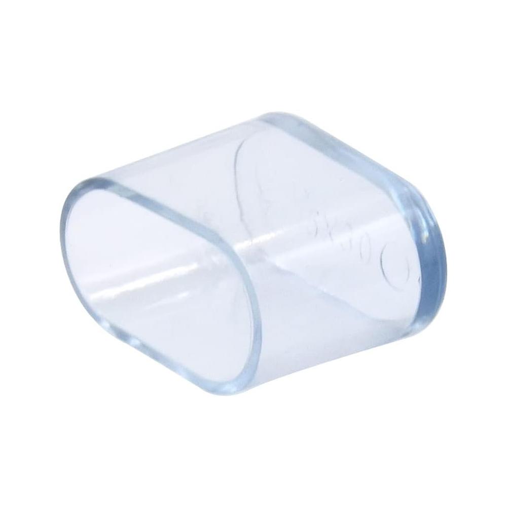 4Pcs Clear Silicone Oval Chair Leg Covers - Furnitures Feets Protectors, Oval Chair Leg Caps