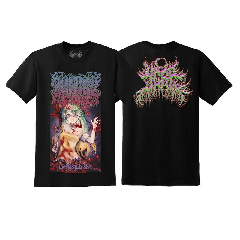 Summer Gothic Little Girl Beautiful Girl Print T Shirt Men's Short Sleeves Harajuku Street Fashion T-shirt Women Tees Tops
