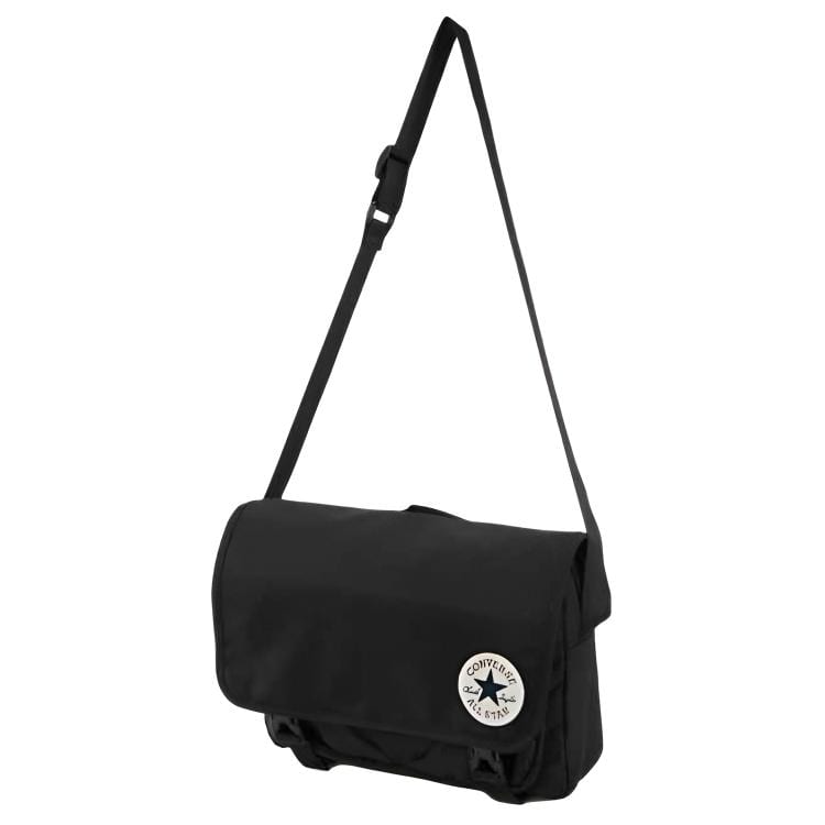 Converse Polyester Messenger Bag, Umhängetasche, Crossbody-Tasche Unisex Schwarz UA5802-023