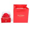 Luxury Rose Preserved Flower Jewelry Gift Box with Drawer for Valentine's Day