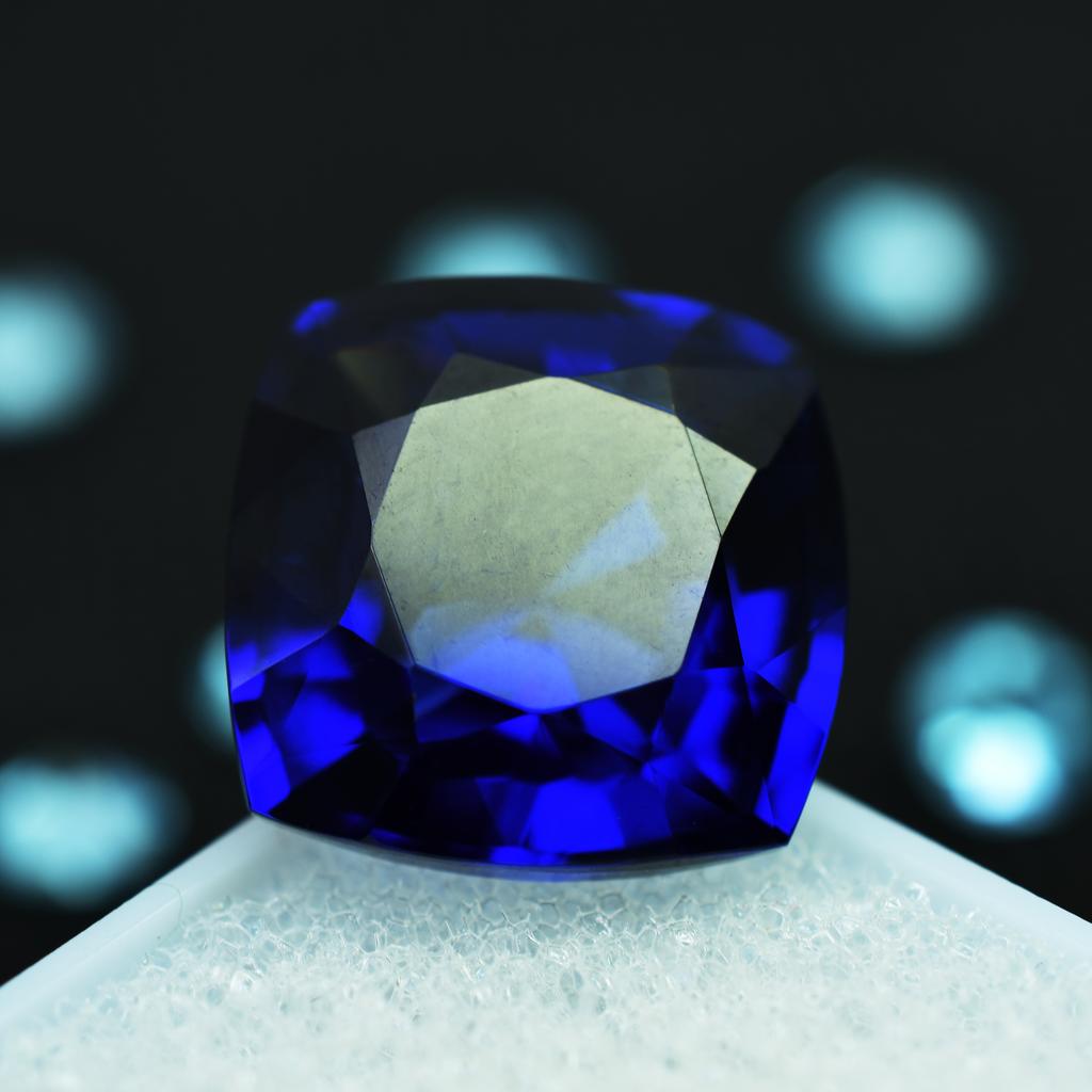 10 Ct Natural Blue Sapphire Square Cushion Cut Making Jewelry Loose Gemstone