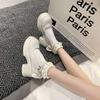 Hepburn style versatile platform thick heel Mary Jane women's shoes 2025 spring new fashion versatile bow French single shoes