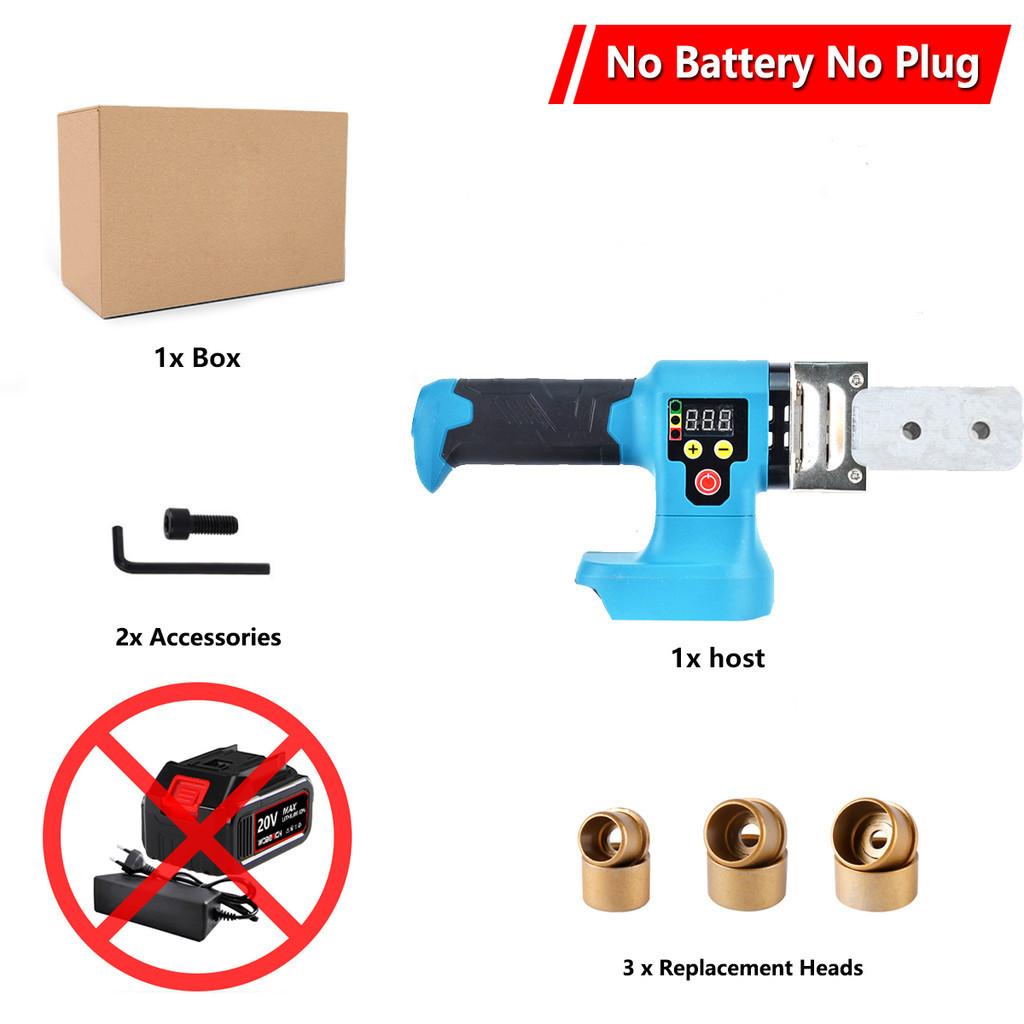 Cordless Portable Hot Melt Machine Electric PPR Water Pipe Melter Plastic Welding Machine Household Repair Power Tool