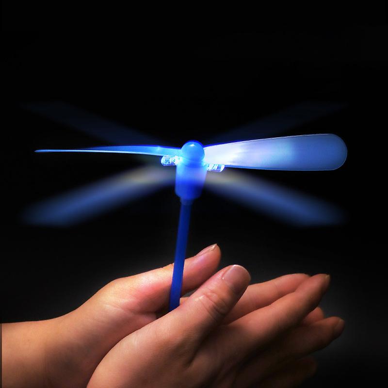Outdoor Glow Toys Glow Sticks Bamboo Dragonfly Stall  Sale Glow Flash Toys