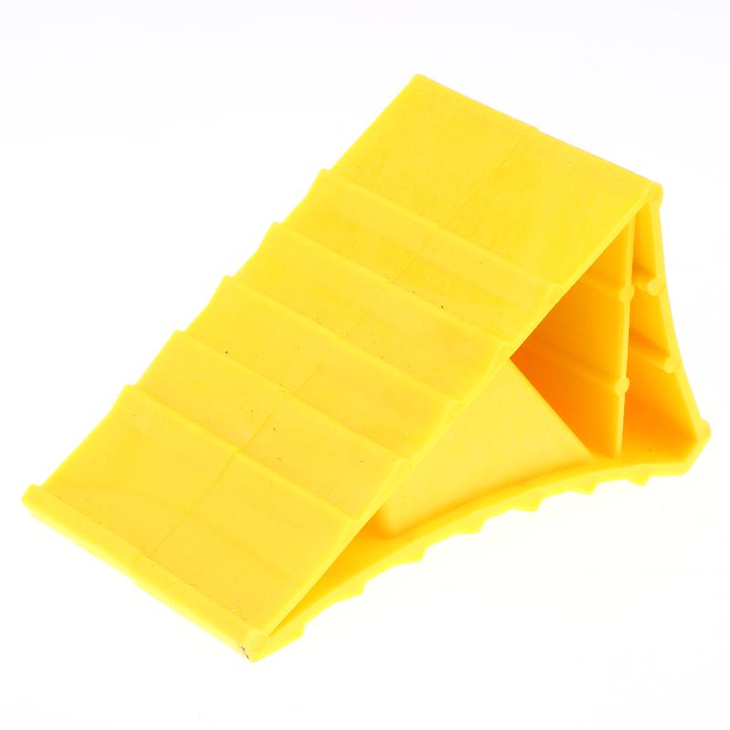 1Pcs Anti Slip Tire Stop Block Portable Car Wheel Chock Heavy Duty Parking Wedge Truck Trailer Rv Safety Vehicle Accessory