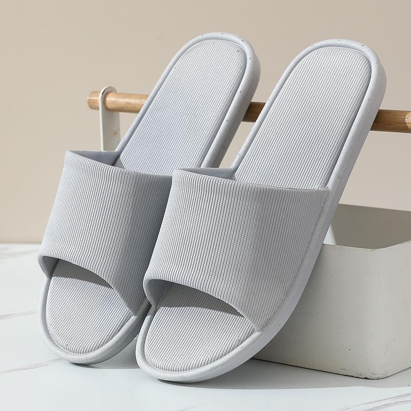 Summer couple outer slippers men and women tide drag beach bathroom slippers non-slip more men sandals outdoor one-word drag