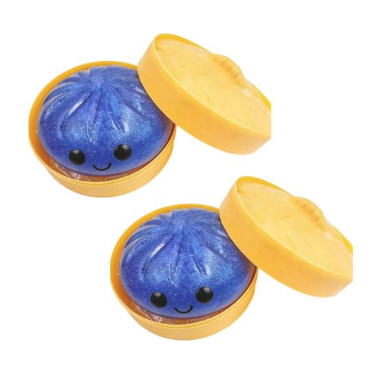 Steamed Bun Squeeze Toy Soft TPR Fidget Toys Sensory Stress Reliever Cute Slow-Rising