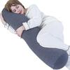 MAGIC ELEPHANT Body Pillow, Cylindrical Shape, 120cm Long Cushion, Body Pillow, Body Pillow, Fluffy, Full of Filling, Side Sleeping, Cushion, Cover