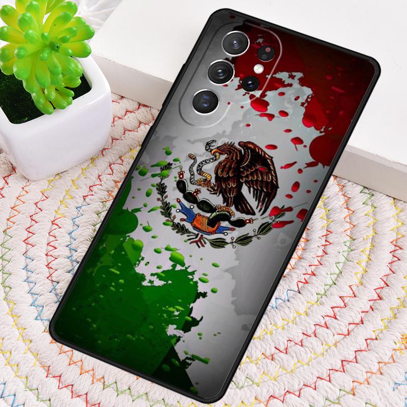 Mexico Flag Mexicanos Silicone Phone Case For Samsung Galaxy Note 10 Pro S26 S25 S24 S23 S22 S21 Plus S25Ultra Capa Cover