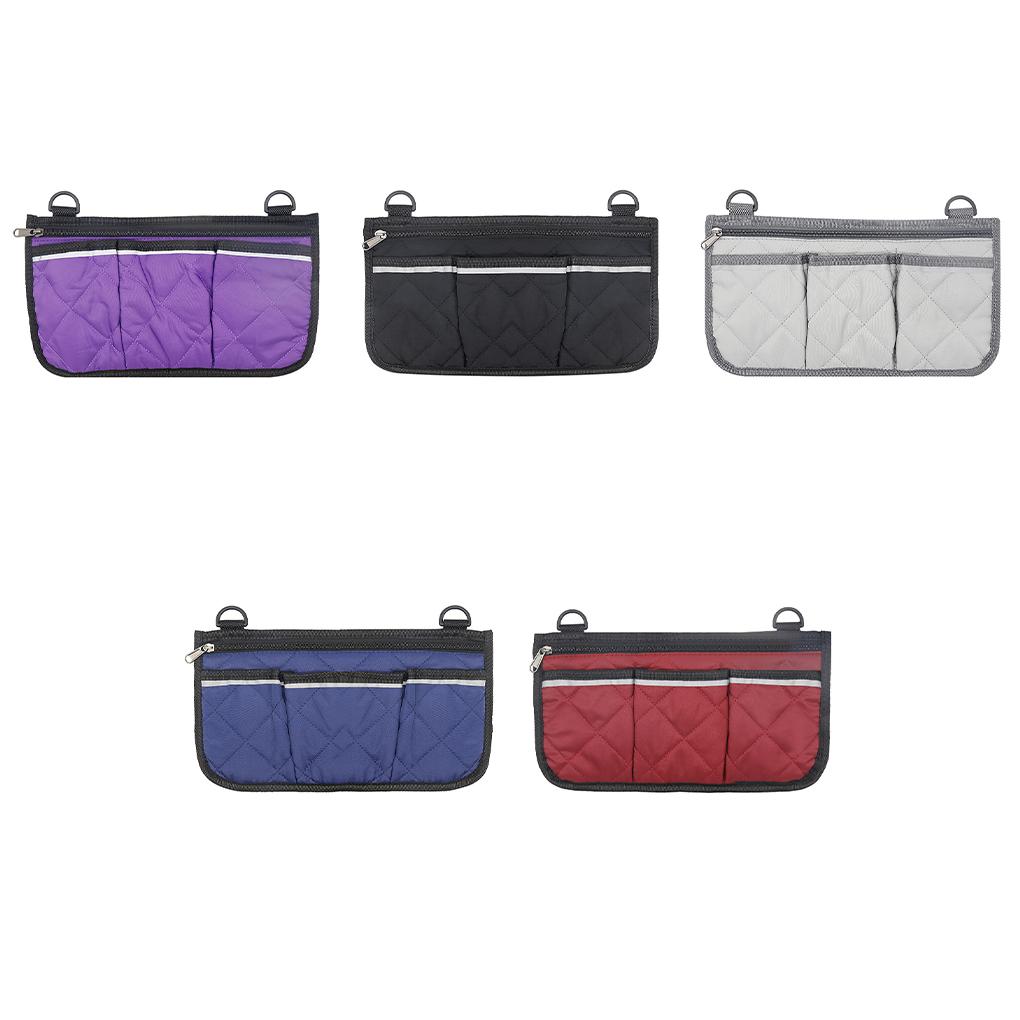 Efficient And Reliable Wheelchair Armrest Side Storage Bag Waterproof Wheelchair Armrest Handbag